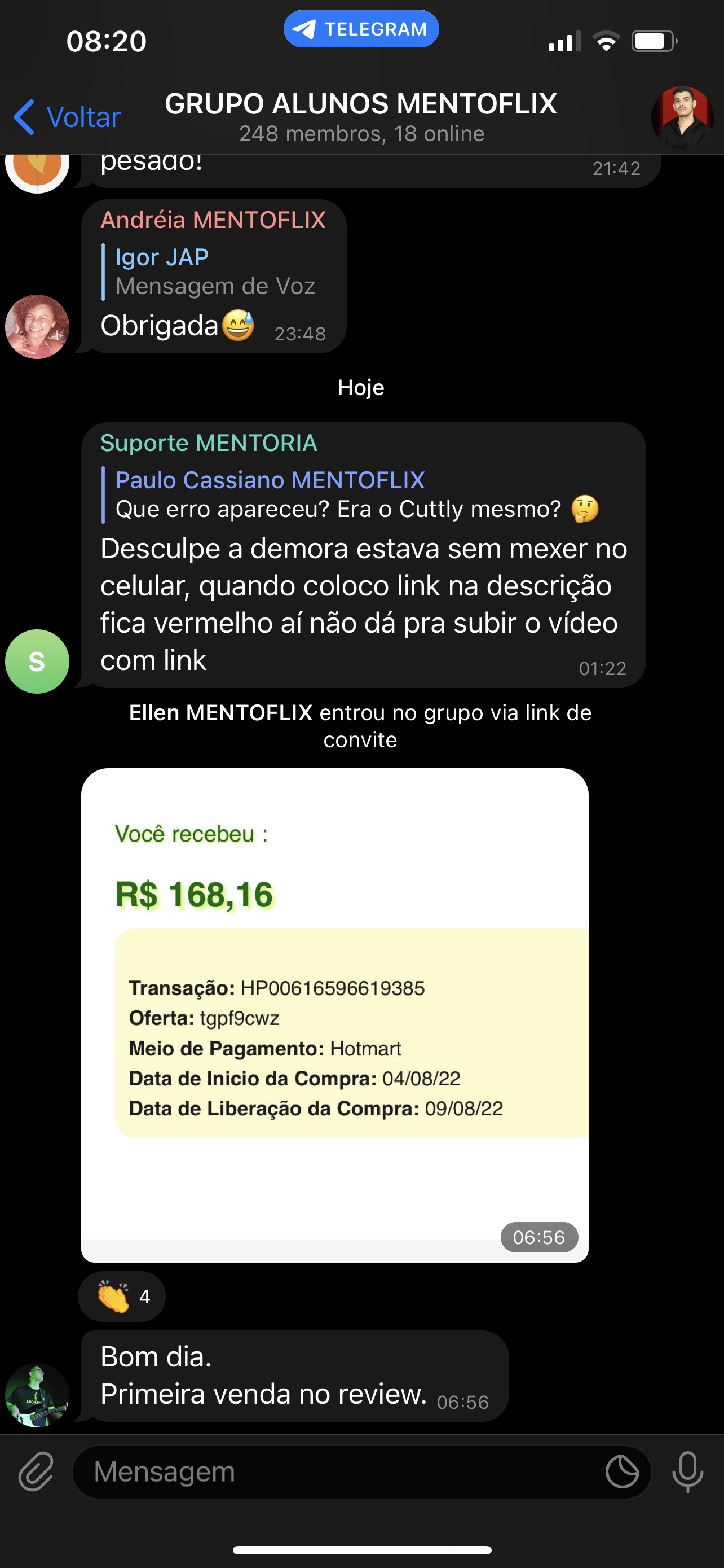 mentoflix depoimentos
